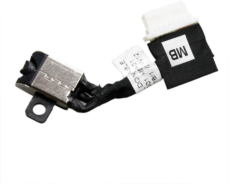 GRATIQUE MIEIのJingelmall DC 電源ジャック ハーネス ケーブル ソケット プラグ 充電ポート 交換用 Dell in-spiron 14 5480 5580/5485 5488 5498 5590 5598 Vostro 5481 5581 0K0XF2｜アングル2