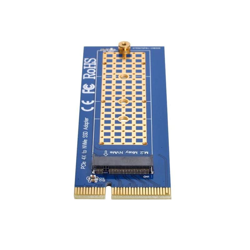 GRATIQUE MIEIのNFHK NGFF MキーNVME AHCI SSDへのPCI-E Express 3.0 4X垂直アダプタ｜アングル2