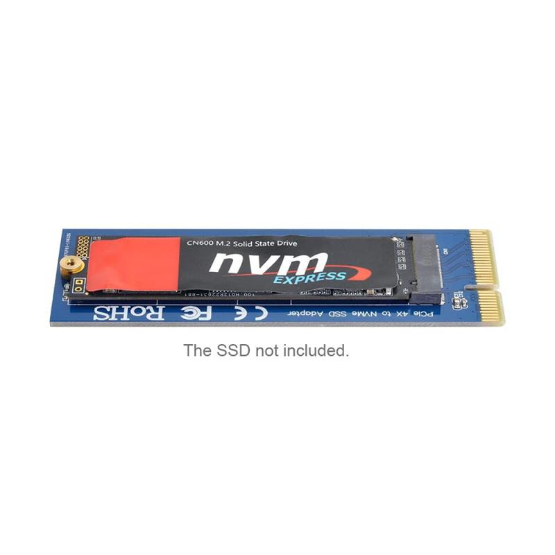 GRATIQUE MIEIのNFHK NGFF MキーNVME AHCI SSDへのPCI-E Express 3.0 4X垂直アダプタ｜アングル3