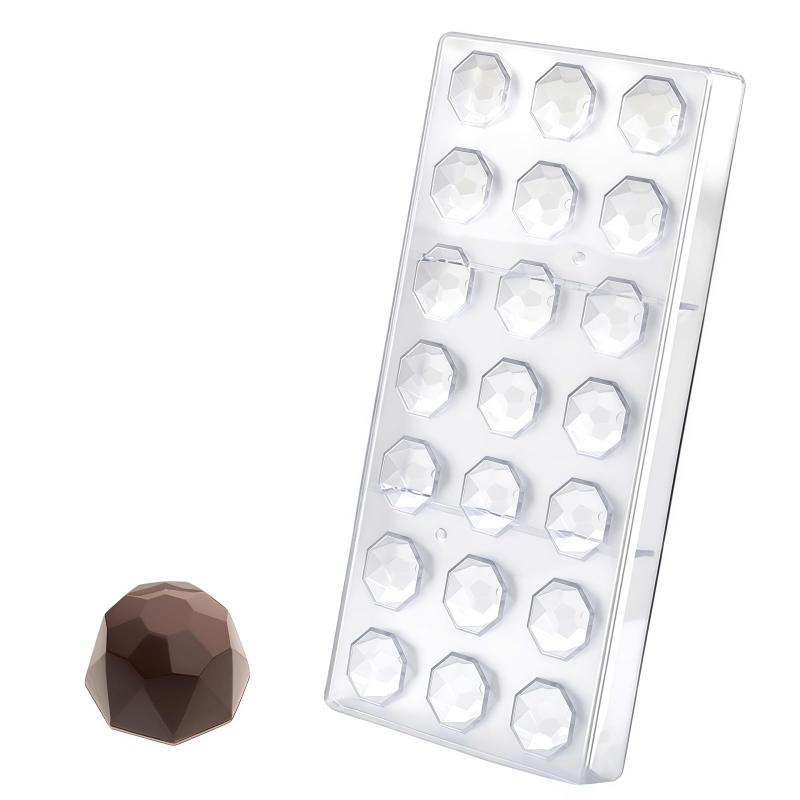 RuiChy チョコレート型 チョコレートモールド 21穴 3D 透明 プラスチックゼリー型 お菓子の型 ボンボンショコラ 型 DIY 誕生日 バレンタイン 記念日 家庭 業務用【製品仕様】☛ チョコレート型のサイズ約：27.3x13.4x2.3cm、型形状：ダイヤモンド型/デイジー型、一度に21個のチョコレートを作れる便利さを実現。【高品質な素材】☛ このチョコレートモールドは高品質の食品級プラスチック素材で作られており、安全で衛生的で無臭で無毒です、丈夫で破れにくく、手作りを楽しむワクワク感を、あなたに。【脱型が簡単】☛ このボンボンショコラ型は、独自のデザインにより型離れがスムーズで簡単。お好みの材料をモールドに流し入れ、完全に冷却するだけで簡単に型抜きができます。お手入れも楽々なので、時間の節約と効率アップに役立ちます。【3Dデザイン】☛ 3Dデザインで、外観はシンプルで美しいです。バースデーケーキやデザートの飾り付け、特別なイベントに最適です。クリスマスやバレンタインなどの季節商品の製作にもぴったりで、多様なニーズにお応えします。【幅広い用途】☛ このチョコレートモールドは、チョコレート、キャンディ、ゼリー、アイスクリームなど、さまざまなフードDIYに最適です。ご家庭での使用はもちろん、カフェ、レストラン、ベーカリーなどプロフェッショナルな現場でもご利用いただけます。