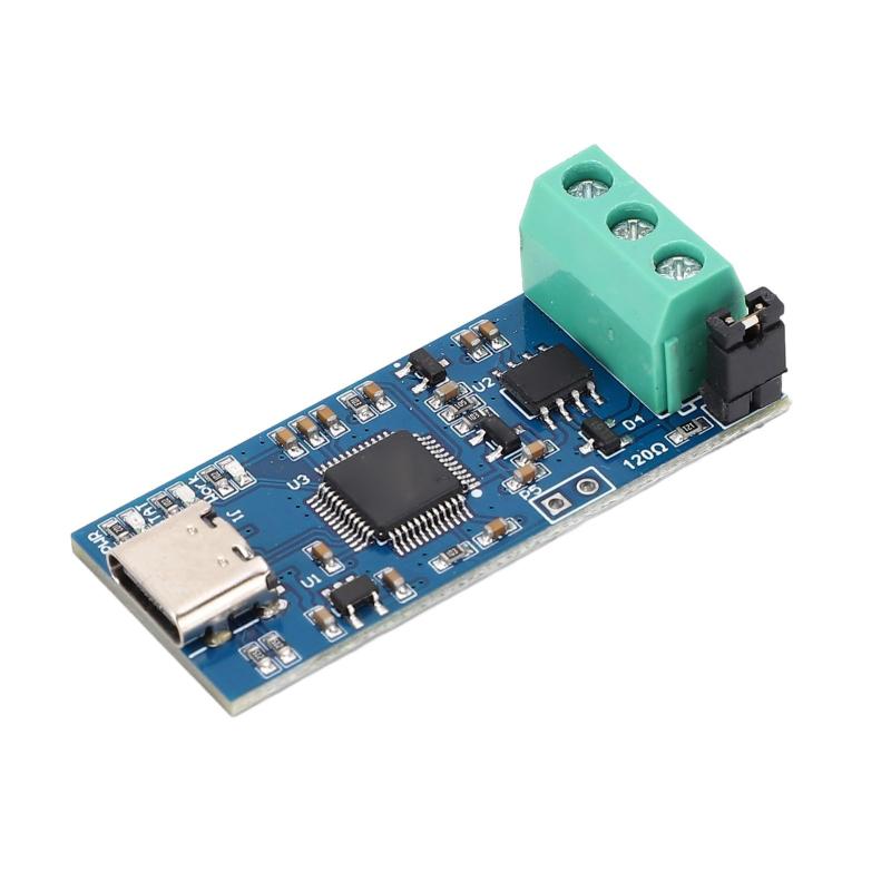 USB to CAN モジュール Type C 電源変換アダプター CAN 2.0A CAN 2.0B CAN FD プロトコルバスアナライザー V2.0 LED インジケーター高性能