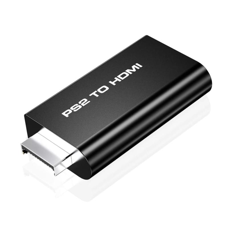 SZJUNXIAO PS2がHDMIでプレイできる/ PS2 to HDMI コンバーター【PS2 to HDMI 変換アダプター】PS2の出力端子に接続し、HDMI信号出力への変換を行なうPS2専用のハイビジョンビデオコンバータです。同時にPS2のオーディオ入力、HDMIオーディオ出力とAUDIOアナログオーディオ出力をサポートし、HDMI伝送過程において、オーディオによる不便を効果的に防止する。【遅延なし】ビデオの中のゲーム画面をリアルタイムで伝送し、フォーマット処理や計算を行わず、はありません。安心してゲームを楽しむことができます。【注意点】電力供給が不十分で、ブルースクリーンとブラックスクリーンになったことを防止するために、USB電源ケーブルを接続してください。セット内容：1xps2 hdmi変換アダプター　 1x 1m USBケーブル【USBケーブル付き】必ず外部電源供給必要がありません。付属の5V 1A USBケーブルを接続し電力を供給になってください。
