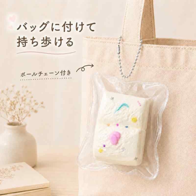 Walio Nait スクイーズ おもちゃ 食べ物系 【水感 もちもち触感】 シリコン製 ぷにぷに 低反発 癒しグッズ ストレス解消 スクイーズ玩具 パッケージのまま遊べる 汚れにくい 交換用袋付き プ putera-10447493 GRATIQUE MIEI サンプル画像3