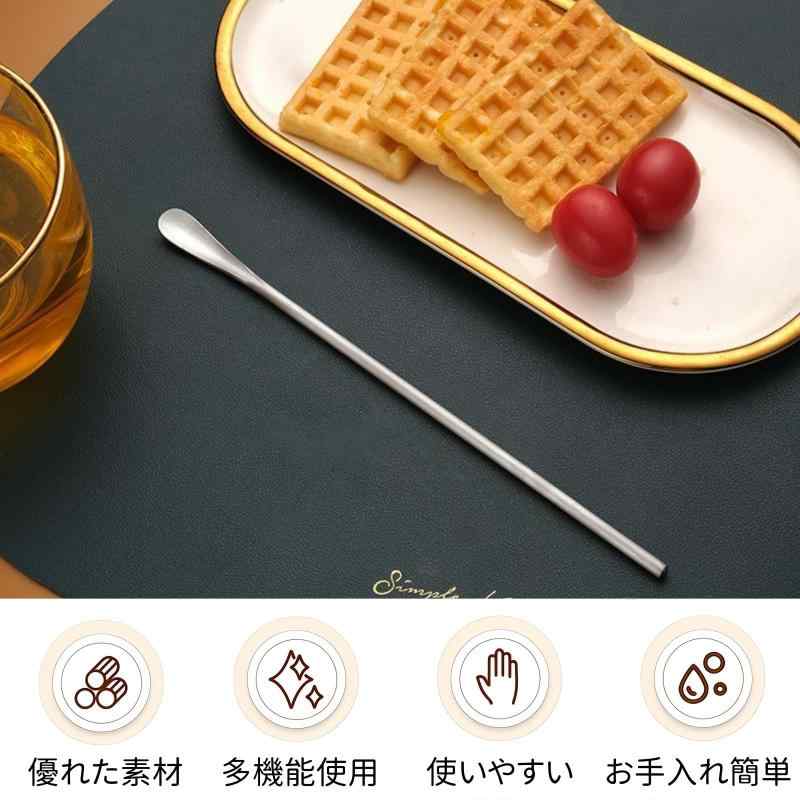 Getrays マドラー 撹拌スプーン 5本セット ステンレス製 putera-10448556 GRATIQUE MIEI サンプル画像2