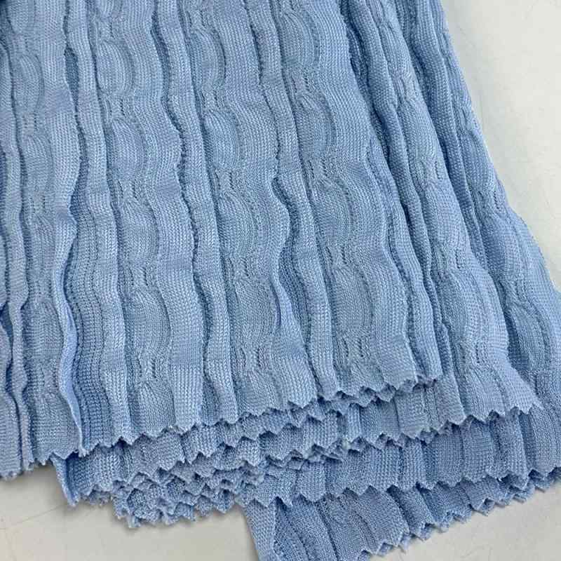生地 ハギレ 提花 ジャガード ニット 横編み ポリエステル 布 布料 資材 韓国風 レディース トップス カジュアルウェア ファッション 裁縫 手芸 材料 素材 服地 カットクロス ハンドメイド ハンドクラフト putera-10459810 GRATIQUE MIEI パッケージ画像