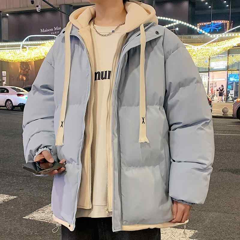 アウター メンズ 冬 中綿ジャケット 重ね着風 ダウンコート 厚手 防寒 保温 フード付き 暖かい ブルゾン コート トップス カジュアル 紳士 上着 大きいサイズ