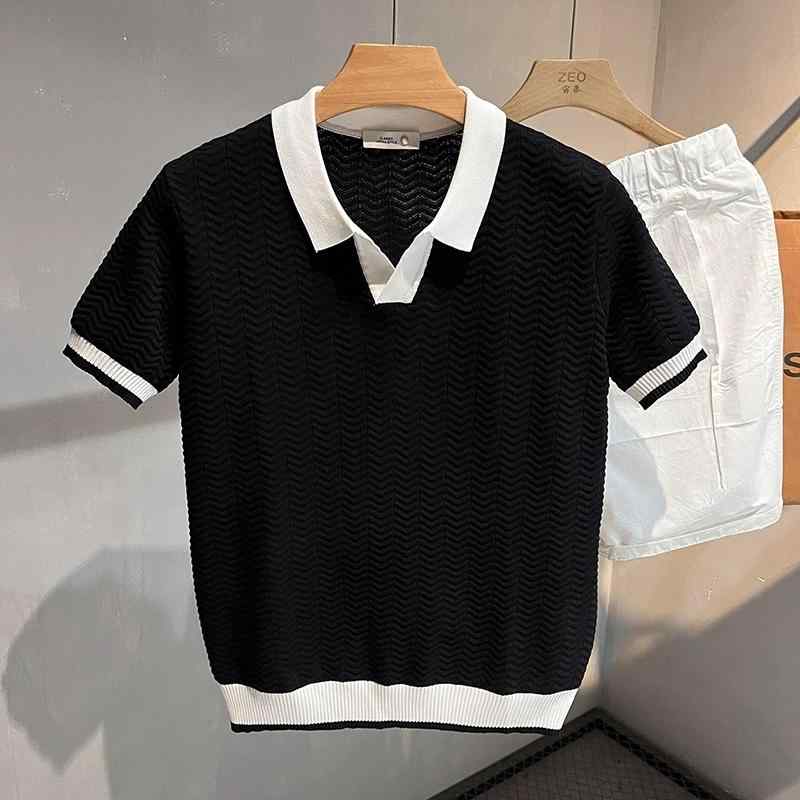 ・カテゴリ: POLOシャツ・スタイル: 青春流行風・袖丈: 半袖・シルエット: ルーズフィット・柄: ボーダー・特殊加工: 刺繍・生地の厚さ: 普通・素材: ラビットヘア・素材含有率: 96%以上・着用シーン: 日常・カラー展開: ブラック、カーキ、ホワイト、グリーン・サイズ展開: M、L、XL、2XL、3XL・デザイン詳細: スリット・機能性: 洗濯機洗い可能