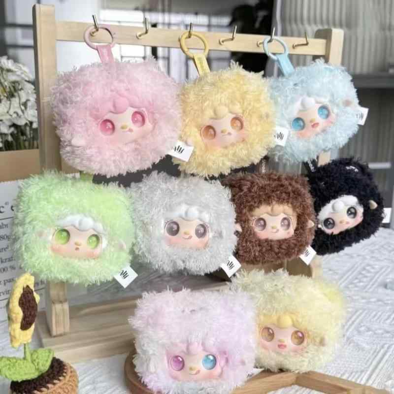 Yooki 団一団ベア ぬいぐるみブラインドボックス｜8デザイン＋2隠し款｜もちもち団子フォルム×ふわふわ毛並み｜電鍍アイ・オッドアイ（異瞳）レア入り｜ソフビフェイス＆香り付き癒し系 putera-10468263 GRATIQUE MIEI サンプル画像3