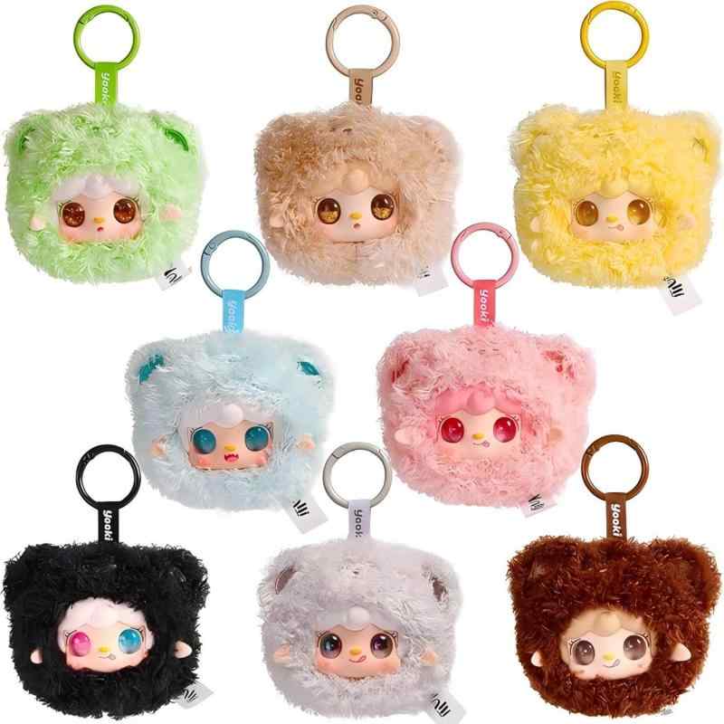 Yooki 団一団ベア ぬいぐるみブラインドボックス｜8デザイン＋2隠し款｜もちもち団子フォルム×ふわふわ毛並み｜電鍍アイ・オッドアイ（異瞳）レア入り｜ソフビフェイス＆香り付き癒し系 putera-10468263 GRATIQUE MIEI パッケージ画像