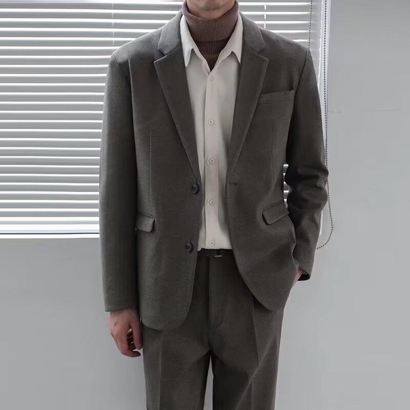 ジャケット メンズ 秋冬 テーラードジャケット テーラード アウター 上着 羽織り 紳士服 暖かい 厚手 寒さ対策 防寒 高級感 カジュアル フォーマル ビジネス 通勤用 仕事用 普段使い デート 細身 スリム 流行 putera-10477760 GRATIQUE MIEI パッケージ画像