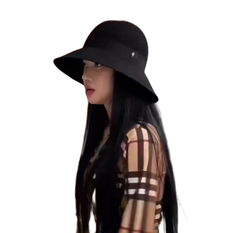麦わら帽子 帽子 レディース ハット バケットハット ウール 羊毛 フェルトハット ドームハット つば広 フェミニン 上品 シック 暖かい 防寒 寒さ対策 秋冬 フレンチ レトロ シンプソン風
