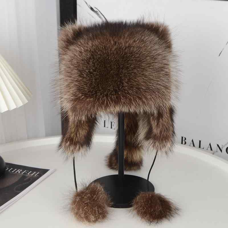 ・カテゴリ: ヌードル帽子・帽子の形: 丸型・つばの形: つばなし・カラー展開: ナチュラル（大人用）、ナチュラル（子供用）・機能: 防寒・仕様: 調節可能、折りたたみ可能・主な素材: ラクーンファー100%・スタイル: スポーツ、欧米、シンプル、エレガント、オフィス、ラグジュアリー・素材名: ラクーンファー・スタイル分類: 通勤・加工技術: ハンドメイド・素材2: 綿