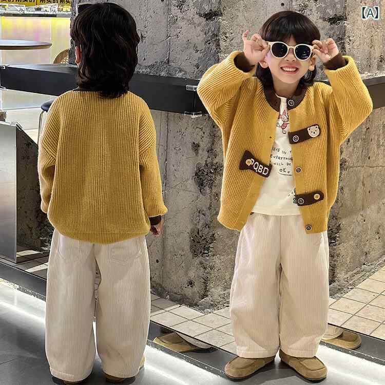 ・カテゴリ: キッズセーター・対象性別: 男の子・生地加工: 柔軟加工・スタイル: 韓国風・対象年齢: 中小の子供（3〜8歳、身長100〜140cm）・毛糸の太さ: 普通・厚さ: 普通・袖丈: 長袖・ネックライン: タートルネック・フード: フードなし・主な素材: アクリル・主な素材の割合: 95%・安全基準: B類・カラー展開: イエロー、オフホワイト、グレー、グラデーションカラー、刺繍ドッグ・サイズ展開: 90cm、100cm、110cm、120cm、130cm、140cm、150cm