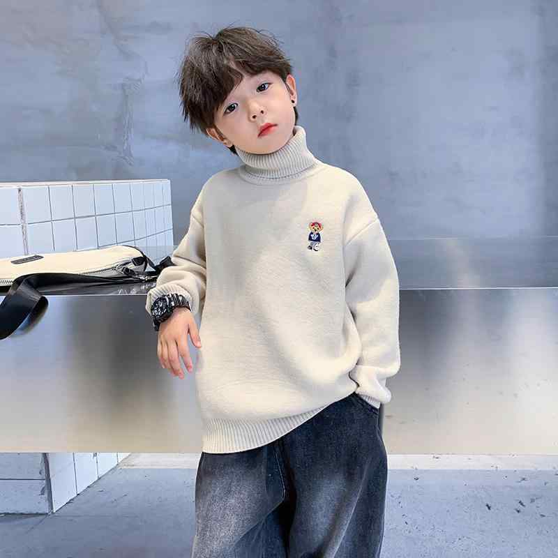 ・カテゴリ: 子供用セーター・性別: 男子・スタイル: 韓国風・生地加工: 柔軟処理・厚さ: 極厚・袖丈: 長袖・ネックライン: タートルネック・柄: キャラクター・素材: アクリル18.3%・カラー展開: アプリコット、ブラック・サイズ展開: 110cm、120cm、130cm、140cm、150cm、160cm、170cm、180cm