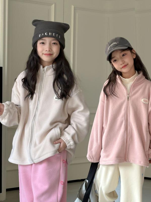 アウター 男の子 女の子 キッズ 子供服 冬服 フリース ジャケット プルオーバー トップス 長袖 双面フリース 摇粒绒 保暖 防寒 暖かい ルームウェア 部屋着 カジュアル 通学