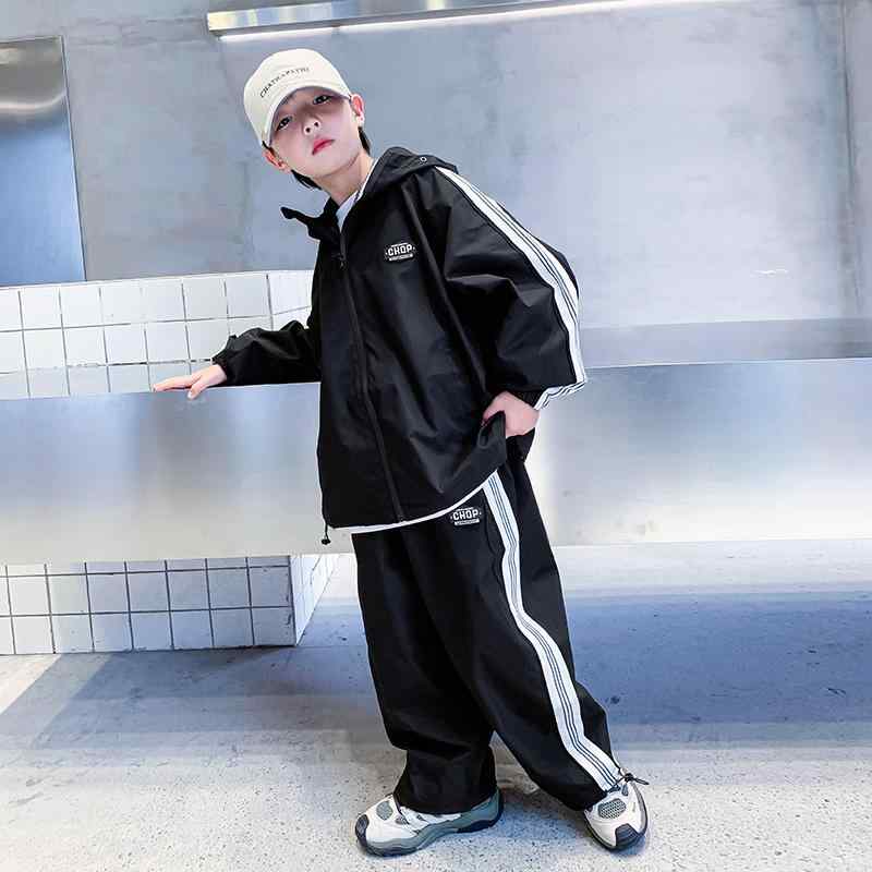セットアップ キッズ 男の子 子供服 ジュニア 上下セット 長袖 パーカー フード付き フーディー ロングパンツ ズボン アウトドア スポーツ 運動着 配色 カジュアル かっこいい 通学 通園 普段着 お出かけ