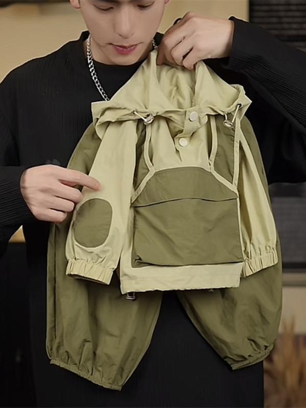 ・カテゴリ: 子供用セットアップ・対象性別: 男の子・スタイル: 韓国風・セット内容: ジャケット、パンツの2点セット・対象年齢: 中小童（3～8歳、身長100～140cm）・袖丈: 長袖・フード: フード付き・パンツ丈: 長ズボン・生地加工: 柔軟加工・生地の厚さ: 普通・柄: 無地・デザイン要素: セットアップ、親子コーディネート・主な素材: 酢酸繊維100%（綿類混紡）・安全基準: B類・開閉仕様: ファスナー開閉・カラー展開: グリーン、ダークパープル・サイズ展開: 80cm、90cm、100cm、110cm、120cm、130cm、140cm