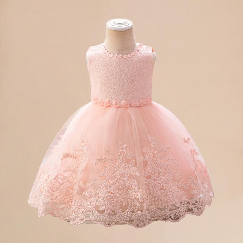 子供ドレス ベビードレス 女の子 赤ちゃん ワンピース セレモニードレス プリンセス チュール レース 刺繍 長袖 春 夏 秋 冬 オールシーズン フォーマル 結婚式 発表会 ハーフバースデー 1歳 誕生日 記念撮影 お宮参り かわいい おしゃれ