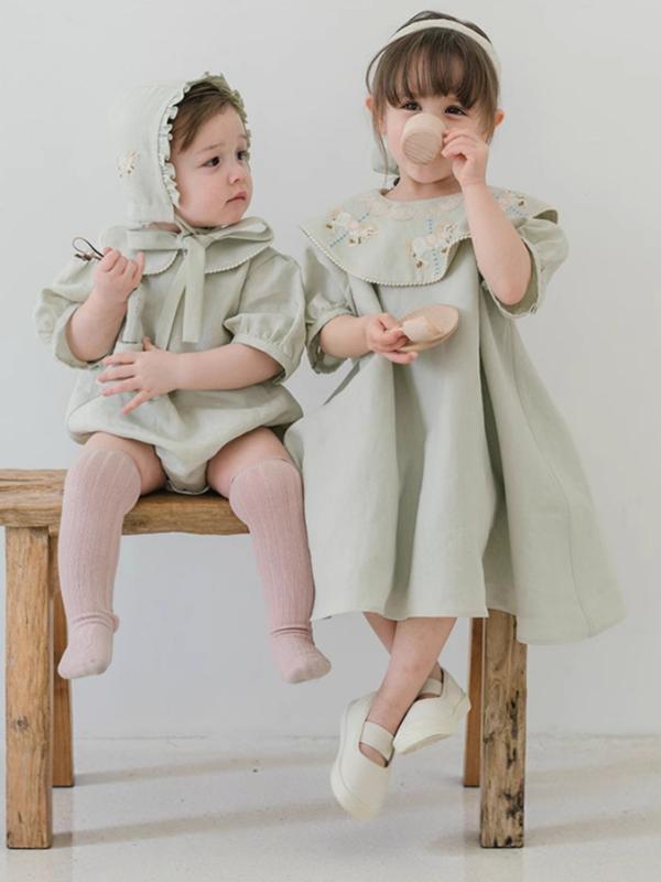 エルメス アイボリー ワンピース ベビー服 ベビー服 ベビー ワンピース