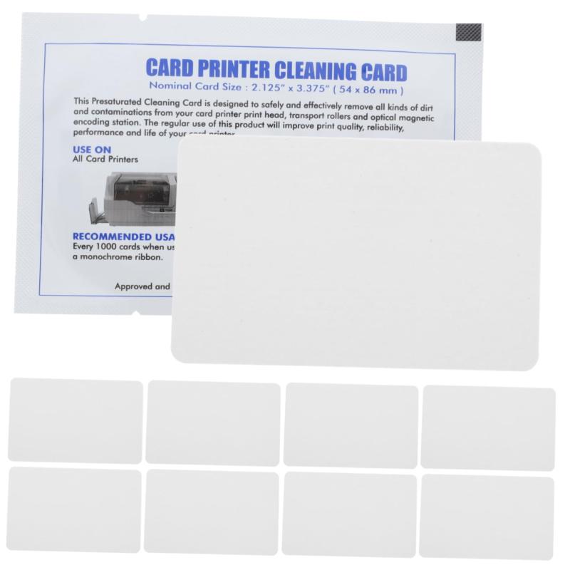SEWACC ICカードリーダークリーナー ETCクリーニングカード 10枚セット 磁気ヘッド清掃 再使用可能 PVC製 耐久性 柔軟性 特殊繊維加工 POS機メンテナンス ATM清掃 レジカウンター 銀行窓口 店舗ス