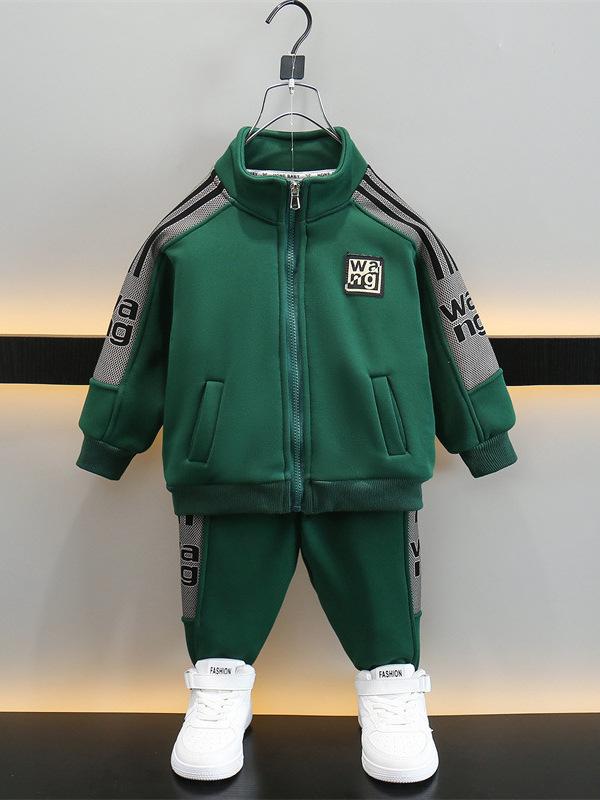 男の子 トレーナー パンツ セットアップ キッズ 子供 長袖 裏起毛 厚手 保暖 防寒 カジュアル 韓国ファッション 通学 普段使い お出かけ 秋 冬 上下セット 100 110 120 130 140 150 160