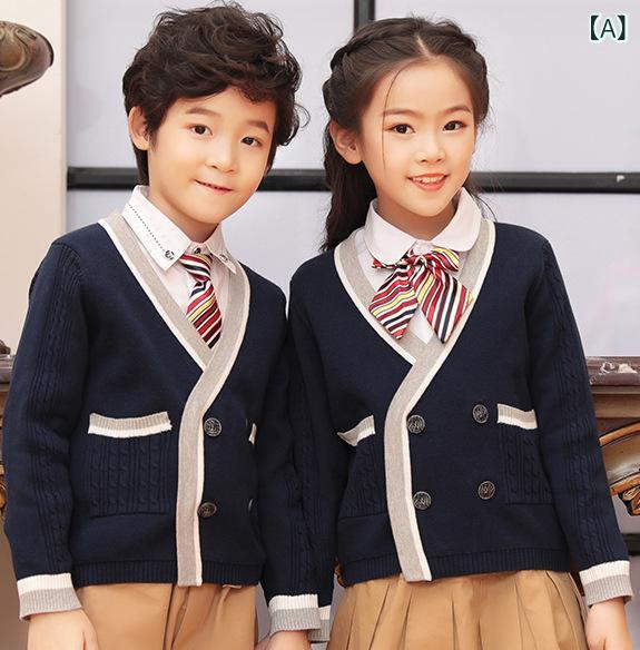 ・カテゴリ: 子ども用セーター・対象性別: 男女兼用・加工: 柔軟処理・スタイル: スクール、田園風、キュート、英国風、トレンド・編み糸の太さ: 細め・厚さ: 極厚・袖丈: 長袖・柄: 無地・素材: 綿100%・安全基準: B類・ネックライン: Vネック・フード: なし・カラー展開: 男の子用セット、女の子用セット、男女共用セーター単品・サイズ展開: 100cm、110cm、120cm、130cm、140cm、150cm、160cm、170cm、180cm