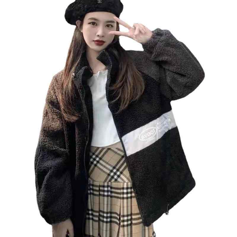 ジャケット レディース アウター ボアジャケット もこもこ 長袖 厚手 秋冬 ブルゾン フリース ゆったり カジュアル 羽織り 防寒 暖かい 軽い 体型カバー 通勤 通学 お出かけ 20代 30代 40代