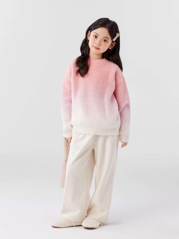 ・カテゴリ: 子供用ニットソー・性別: 女児・生地加工: 柔軟加工・スタイル: 韓国風・厚さ: 極厚・袖丈: 長袖・着用タイプ: プルオーバー・フード: フードなし・素材: ナイロン混紡・主な素材の含有量: 87%・安全基準: B類・毛糸の太さ: 普通・ネックライン: クルーネック・カラー展開: ピンク、ライトブルー・サイズ展開: 110cm、120cm、130cm、140cm、150cm、160cm、165cm、170cm