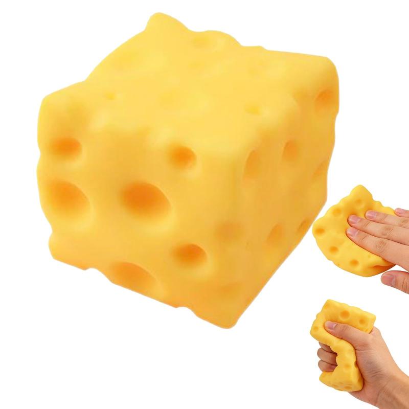 スクイーズチーズおもちゃ 7cm チーズ スクイーズ 玩具 おもちゃ 水感 ぷにぷに弾力 手触りが柔らかく 食べ物 ストレス解消 不安 そわそわ 軽減 暇つぶし 子供 大人兼用 記念日 パーティー putera-10580364 GRATIQUE MIEI パッケージ画像