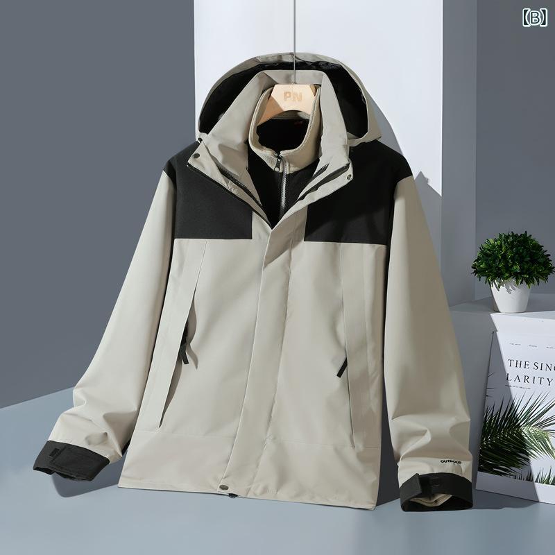 マウンテンパーカー メンズ レディース アウター ジャケット 3WAY インナー付き 裏起毛 防寒 防水 撥水 防風 登山服 スポーツ 普段使い 旅行 冬 putera-10554904 GRATIQUE MIEI サンプル画像3