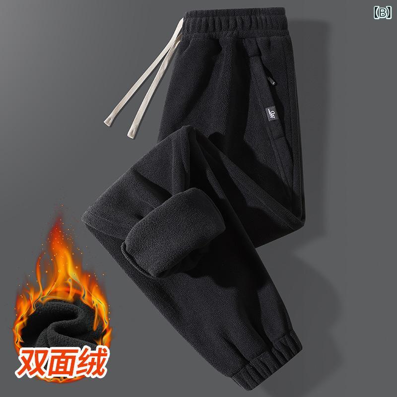 スウェットパンツ メンズ ターゲット 大きいサイズ フリースパンツ フリース 暖かい 極暖 ゆったり ルームウェア 部屋着 防寒 裾リブ ボトムス カジュアル ブラック グレー 春 冬 putera-10559047 GRATIQUE MIEI サンプル画像2