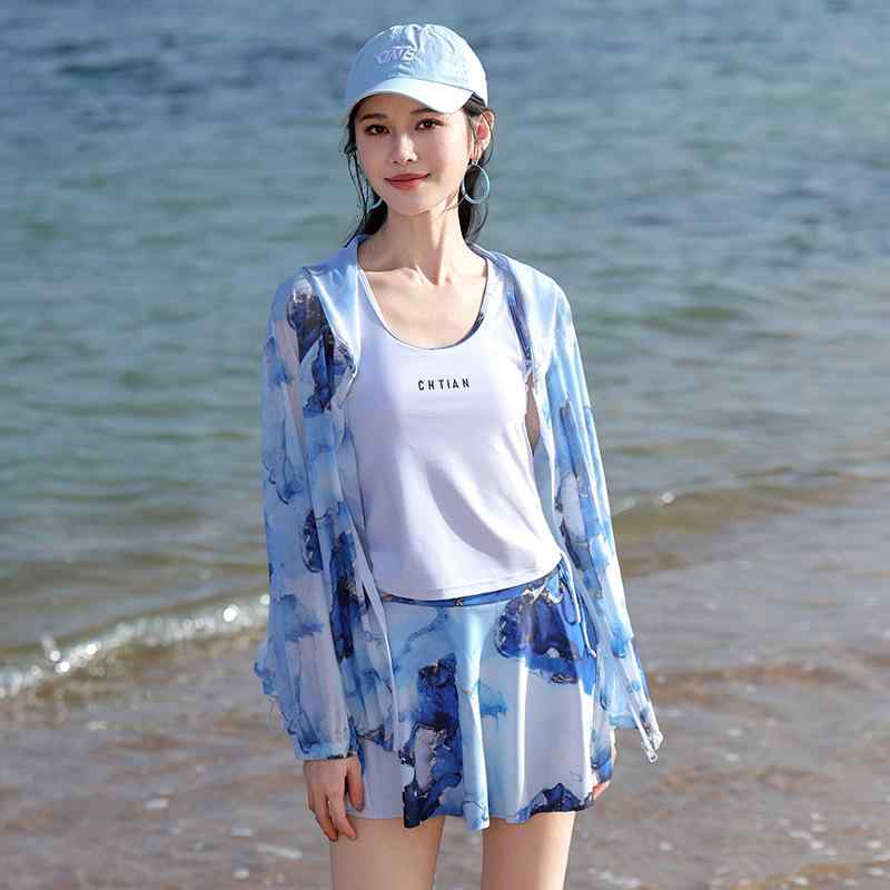 ・カテゴリ: 水着・スタイル: セクシー、小清新、コンサバティブ・胸パッド・ワイヤー: 胸パッドあり、ワイヤーなし・素材: ナイロン86%・裏地: ポリエステル95%・重量: 約300g・対応シーン: 水泳、マリンスポーツ・カラー: ブルー・サイズ: M、L、XL、XXL、XXXL