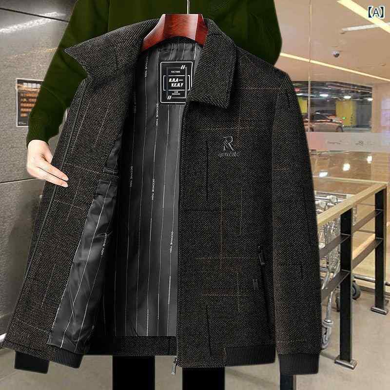 メンズ ジャケット アウター 中老年 紳士服 裏起毛 厚手 シェニール シニア 祖父 おじいちゃん 防寒着 カジュアル ブルゾン ジャンパー あったか 暖かい トップス 羽織り 秋 冬 大きいサイズ putera-10575903 GRATIQUE MIEI パッケージ画像