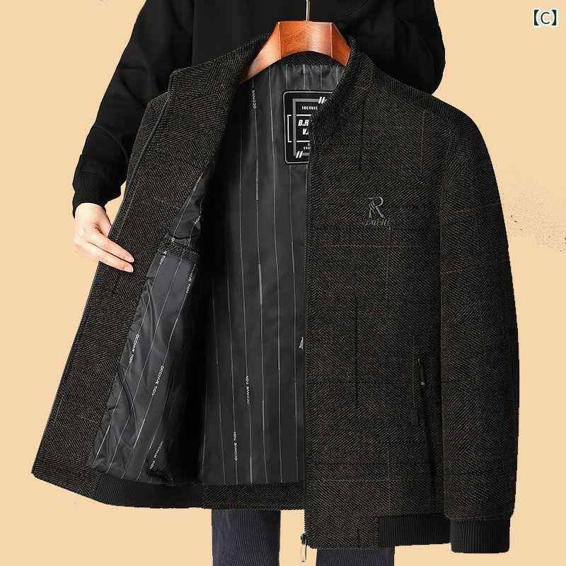 メンズ ジャケット アウター 中老年 紳士服 裏起毛 厚手 シェニール シニア 祖父 おじいちゃん 防寒着 カジュアル ブルゾン ジャンパー あったか 暖かい トップス 羽織り 秋 冬 大きいサイズ putera-10575903 GRATIQUE MIEI サンプル画像3