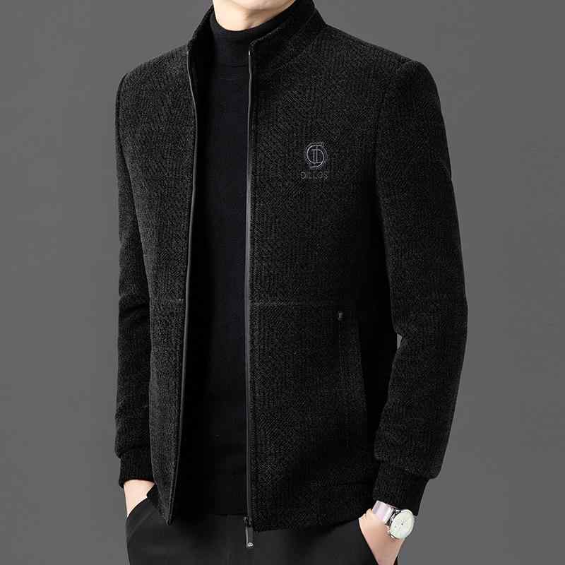 メンズ ジャケット アウター 50代 紳士服 秋 冬 シェニール 立ち襟 スイングトップ カジュアル ブルゾン 上着 暖かい 防寒 普段使い お出かけ 旅行 シニア お父さん ギフト プレゼント putera-10576058 GRATIQUE MIEI パッケージ画像