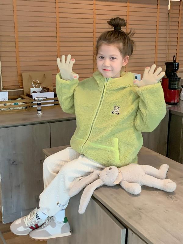子供 コート アウター フード付き キッズ ベビー 女の子 男の子 ジャケット 裏起毛 防寒 保温 暖かい 通園 通学 お出かけ 秋 冬 ベージュ ブラウン