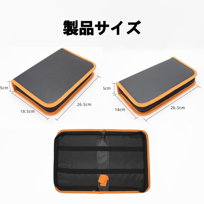 Sellerian 工具バッグ ツールバッグ PVC革 ガジェットポーチ 小型 ツールバッグ 作業工具バック 工具入れ 防水 [並行輸入品] putera-10595623 GRATIQUE MIEI サンプル画像3