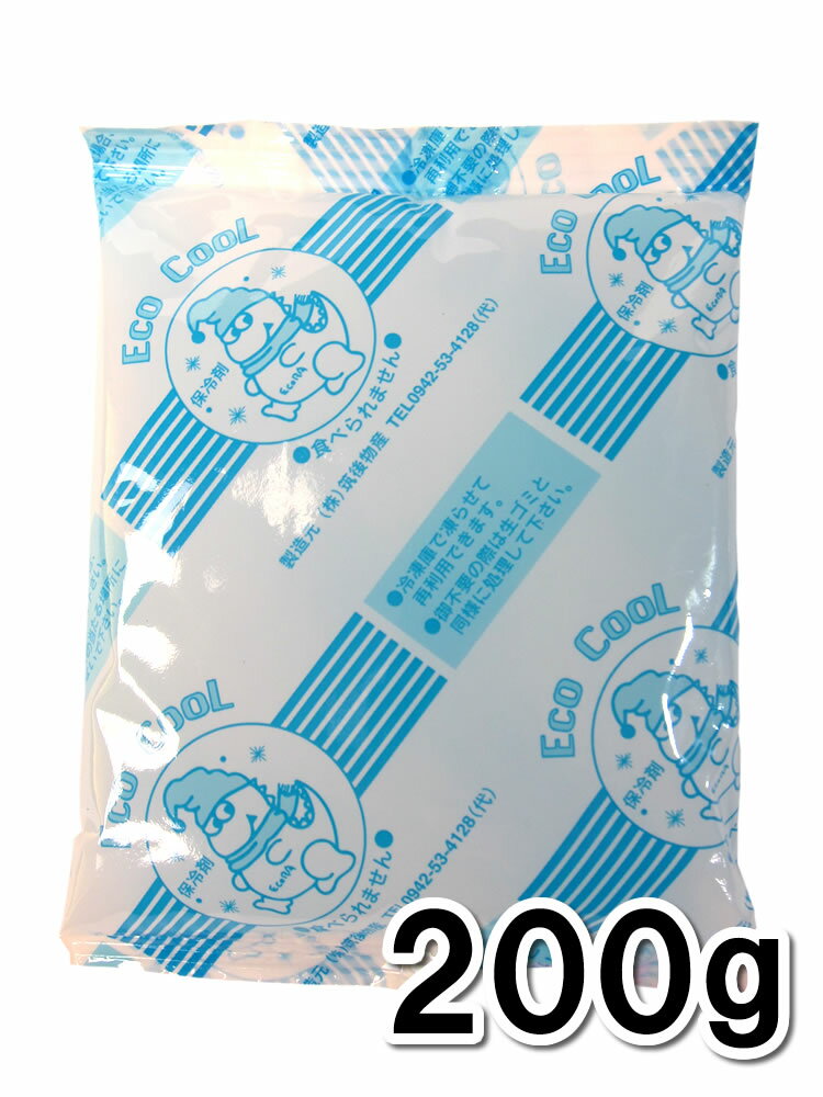 保冷剤 スタンダード エコクール 200g　外寸法 120×160mm ※沖縄・北海道は販売不可