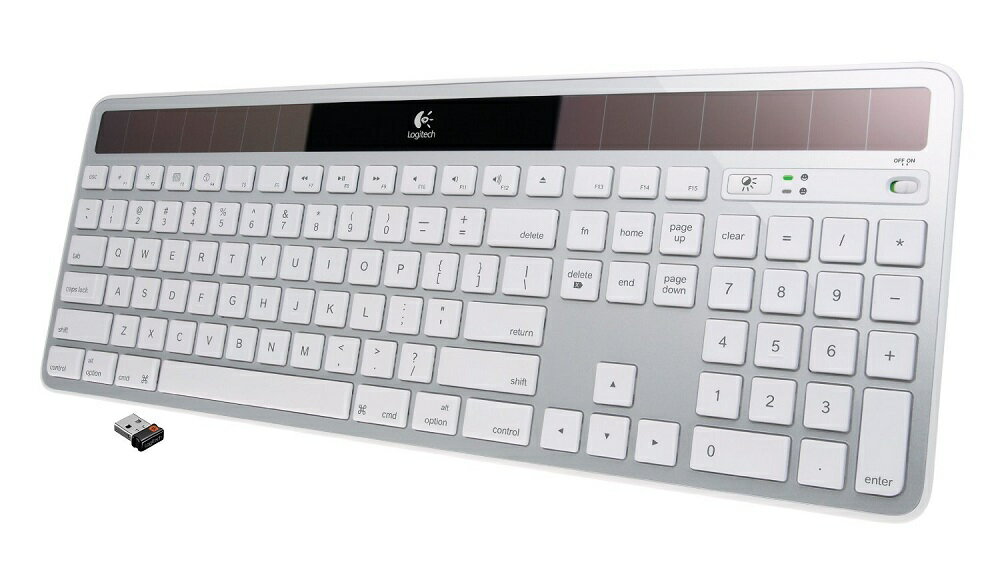 Logitech ワイヤレス ソーラー 英語 キーボード K750 for Mac - Silver（並行輸入品）