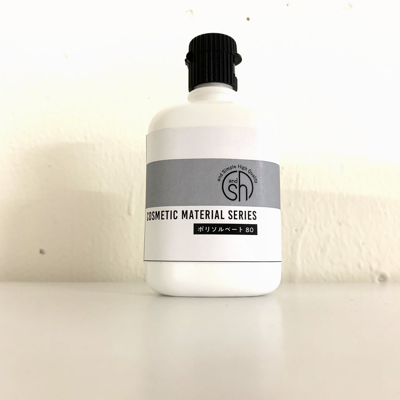 【2点購入でラベンダー】 &SH ポリソルベート80 50ml 植物(とうもろこし)由来の 乳化剤 [ クレンジング アロマ入浴剤 の 原料 手作りコスメ原料 ...