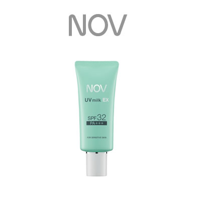 【2点購入でラベンダー】 ノブ UVミルクEX SPF32 ・ PA+++ 35g【w】【 定形外 送料無料 】