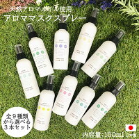 【必見プレゼント企画】 9種類から選べる アロマ マスクスプレー 100ml 3本セット [ マスク アロマスプレー 天然アロマ エッセンシャルオイル スプレー 除菌 抗菌 消臭 清涼感 ミント ハッカ ペパーミント 日本製 ]『5』【tg_smc】