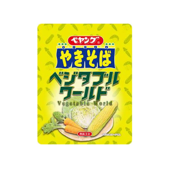 【2点購入でラベンダー】 まるか食品 ペヤング ベジタブルワールドやきそば 131g [ peyoung インスタント 食品 カップ 焼きそば カップ やきそば 野菜 健康 志向 キャベツ コーン ニンジン ソース ]【 定形外 送料無料 】