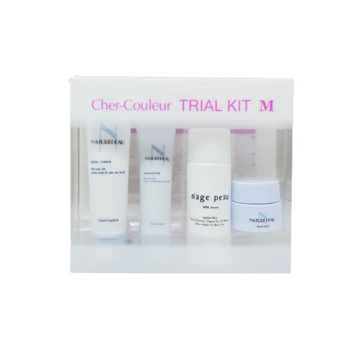 【2点購入でラベンダー】 シェルクルール トライアルキット M [ chercouleur naturepeau nature peau ナチュレポウ ナチュレポー ナージュポウ ナージュポー トライアルキットM トライアルセット トライアルセットM ベーシッククリーム ] 定形外 送料無料