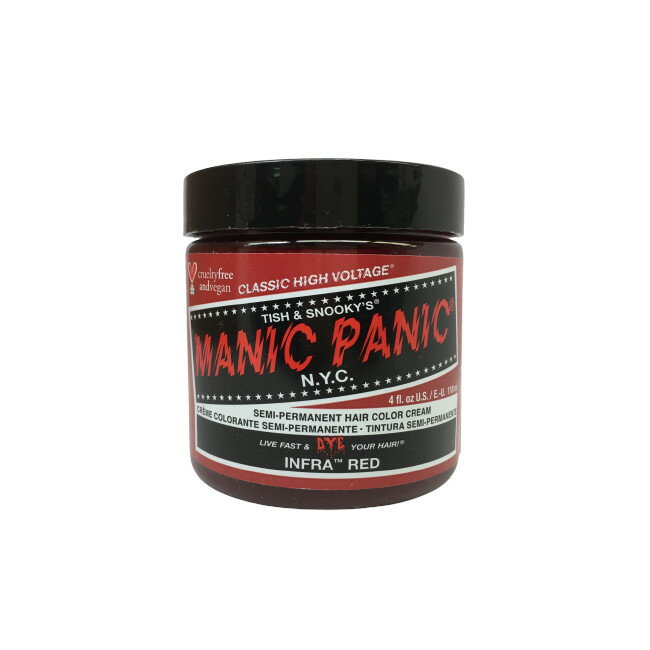 Rakuten - 【2点購入でラベンダー】 マニックパニック カラークリーム インフラレッド 118ml [ MANIC PANIC ヘアカラー カラーリング 毛染め 赤 ]【 定形外 送料無料 】