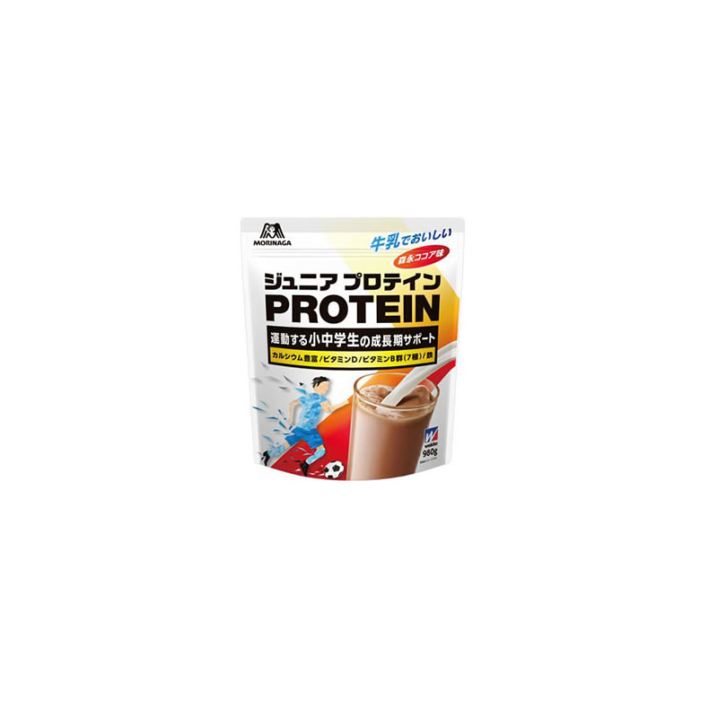 【2点購入でラベンダー】 森永製菓 ウイダー ジュニアプロテイン 森永ココア味 980g [ morinaga weider PROTEIN たんぱく質 成長期 栄養素 ビタミンD 鉄分 ビタミンB カルシウム ] 取り寄せ商品【ID:0176】【 送料無料 】※北海道・沖縄除く