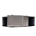 【即納】【あす楽対応】ボーケイ レザー ストラップベルト ブラック VOKEY BV WINGS BEVELED MATTE NICKEL BELT WITH ...