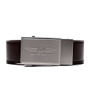 【即納】【あす楽対応】ボーケイ レザー ストラップベルト エスプレッソ VOKEY BV WINGS BEVELED MATTE NICKEL BELT WIT...