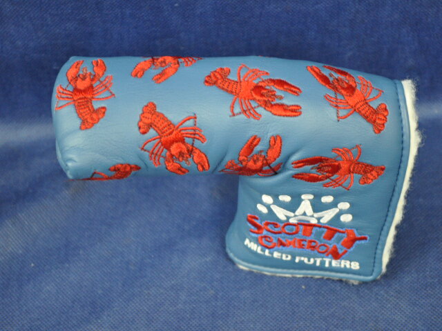 ¨Ǽۡڤбۡåƥ T 󥷥 եå եĥ桼꡼ إåɥС ֥롼SCOTTY CAMERON 2012 DANCING CRAYFISH CIRCLE T FOR TOUR USE ONLY HEADCOVER BLUE