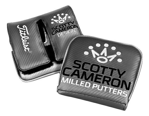 ★スコッティキャメロン　オールグレイ ミッドスクエアー　センターシャフト用 SCOTTY CAMERON 2016年モデル ALL GRAY MID SQUARE STRAIGHT SHAFT HEADCOVER GRAY 101129